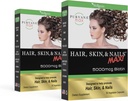 Purvana Max Hair, Skin e Nails Vitamin - 5000mcg Biotin, Acido Folico, DMAE, Estratto di semi di Uva - Un giorno Vegan Hair, Skin, Supporto per Unghie - Promuove la produzione di collagene - 30 Caps (Pack of 2)