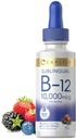 Carlyle Vitamin B12 Sublingual Liquid Drops | 10.000mcg | 2 fl oz | Vegetariano, Non OGM, Gluten Free