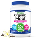 Orgain Organic Vegan Meal Sostituzione Proteina Polvere, Vanilla Bean - 20g Plant Based Protein, Gluten Free, Dairy Free, Lactose Free, Soy Free, No Sugar Aggiunto, Per Smoothies & Shakes - 2.03lb