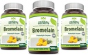 Herbal Secrets Bromelain 500 Mg 120 Tablets Supplemento | Confezione di 3 | Non-GMO | Gluten Free | Made in USA