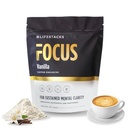 Crema per Caffè Focus per Energia & Clarity - MCT Powder + Nootropics + Adaptogens - Boost Produttività Senza Jitters o Crash - Keto, Vegan, 0 Zucchero - con Taurina, L-Tyrosine, Rhodiola