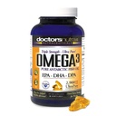 Omega 3 DPA Fish Oil 2.900 Milligrammi Triple Strength Ultra Pure Concentrato, EPA-DPA-DHA, SoftGels - 30 Serve