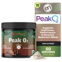 Integratore di allenamento EarthNutri PeakO2 - Integratore di funghi per Pre Workout Endurance & Athletic Performance – Nessun Additivo, Nessun Filler – Supporta Stamina, Forza & Recupero - 60 Serve