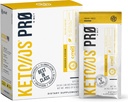 Pruvit Keto//OS Pro Banana Cream + MCT chetoni - Keto//OS Pro Supplemento per il potenziamento dell'energia, una migliore digestione e aiuta a combattere il processo di invecchiamento - 20 pacchetti