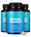 Nootrix Brain Boost Nootropic Supplemento | Supporta memoria, messa a fuoco mentale, salute cognitiva & energia | Promuove la funzione sana Mood & cervello | Ginkgo Biloba & DMAE | 180 capsule