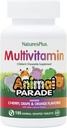 NaturesPlus Animal Parade Children's Chewable Multivitamin - 180 Animal-Shaped Tablets, Confezione da 3 - Natural Assorted Flavors - Vegan, Gluten Free - 270 Total Servings