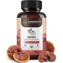 Integratore di capsule di funghi di Reishi organici (120) | Corpo di fruttificazione puro 10:1 Estratto di alta resistenza | Glucani Beta-D 30% | 9.000mg Raw Equivalent Per Serving | Supporto calma, sonno e stress