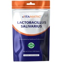 Vitamatic Lactobacillus Salivarius Probiotic Powder - Supporto Digestivo - 100 Grammi (3.5 OZ) - 100 Serve