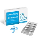 Stesso 90 per cani e gatti – Integratore di supporto per fegato con cardo al latte – Aiuta con la salute comune, Detox del fegato e mobilità – Ideale per gatti e cani di piccola e media