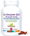 NUOVO ROOTS HERBAL CoQ10 Supplemento Coenzyme Q10 (60 Softgels) 200 mg | Medico Naturopatico Formulato per il supporto per la salute e l'energia del cuore | Realizzato con Fermentazione naturale