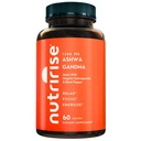 NutriRise Organic Ashwagandha Root Capsule con Pepe Nero, 1300mg, Natural Stress & Mood, Thyroid & Immune Support Supplement, Clarity, Focus & Energy, Gluten Free, 60 Count