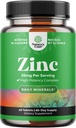 Integratore di supporto immunitario di zinco 50mg - Integratore complesso di zinco per il sistema immunitario e per migliorare la pelle dei capelli e le vitamine delle unghie - Facile da ingoiare Potenti compresse giornaliere per gli adulti
