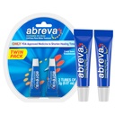 Abreva 10 Percente Docosanol Trattamento di Sore Freddo, Tratta il vostro Blister di Febbre in 2.5 giorni - 0,07 oz Tube x 2
