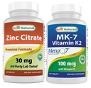 Citrato di zinco 30 mg & vitamina K2 (MK7) con D3