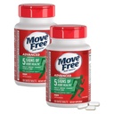 Move Free Advanced Glucosamine Chondroitin MSM Joint Support Supplement, Supports Mobility, Comfort, Strength, Flessibilità & Bone, 120 Tablets/40 Servings (2 Pack)