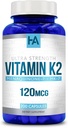 Integratore di vitamina K2 MK7 | Integratore di vitamina K2 ad alto assorbimento con forma attiva MK7 Menaquinone per il supporto cardiaco e immunitario | Soia Vegan Non OGM Free Made in cGMP Labs (200 capsule vegetali)