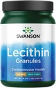 Swanson 100% Pure Lecithin Granules (non OGM) 16 Ounce (1 lb) (454 g) Granules