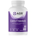 AOR, Estro Freedom, Vegan, Integratore Naturale per sostenere l'equilibrio estrogeno sano e sano, mestruazioni regolari, 60 capsule (30 Serve)