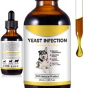 Trattamento naturale dell'infezione del lievito per cani, trattamento dell'infezione dell'orecchio del cane, sollievo dell'allergia del cane, aiuta a sostenere il sollievo dell'itch, sollievo dell'infiammazione & di più, trattamento dell'infezione dell'orecchio per cani - 2 fl oz