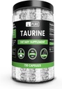 PURE ORIGINAL INGREDIENTI Taurina (730 capsule) Nessun filler di magnesio o di riso, Sempre puro, Lab verificato