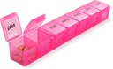 Pink XL Extra Large organizzatore settimanale e giornaliero di pillole/Vitamin/Fish Oil/Supplements (Pink)