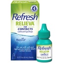 Relieva rinfrescante per contatti gocce di occhio lubrificante per occhi secchi, 0.27 Fl Oz Sterile