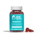 Baby Blues Probiotic Gummies for Women – Organic Strawberry Flavor – Gut, Immune, Skin & Vaginal Health – 5 miliardi di CFU DE111® – Vegan Daily Supplement for Moms – Pre/Postnatal Support