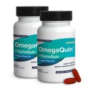 OmegaQuin Black Seed olio + Vivo Mega Fish Oil | Integratore sinergico Omega-3 & Thymoquinone