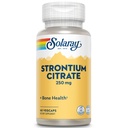 Solaray Strontium Citrate 250 mg | Sano Bones & Teeth Support | Digestione Gentle, Assorbimento potenziato | 60 VegCaps