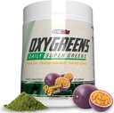 EHP Labs OxyGreens Super Greens Polvere - Spirulina & Chlorella Superfood, Polvere di succo verde & Greens Integratori con fibra prebiotica, Antiossidanti e supporto immunità, 30 Serve (frutto passivo)