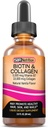 SBR Nutrizione Biotina e Collage Liquido Supplemento giornaliero dietetico, Vitamine per la crescita dei capelli e la perdita di peso, Salute della pelle e Ricostruzione Unghie, 2 oz (60mL)