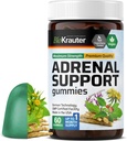 BIO KRAUTER Supporto renale Gummies - 60 Chews - Rhodiola & Ashwagandha Gummies con vitamine C, B6, B12 - Vegan Mood Support Supplemento