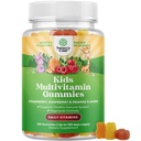 Natura Artigianato Pianta Bambini Multivitaminici Gummies - Multivitamina per Bambini Supporto Immunità Gummies con Vitamine A C D3 E B e Zinc Gelatin e Vitamine Non OGM Gratuite Gummy Formula 120ct
