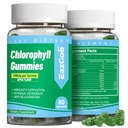 Zucchero senza clorofilla Gummies, Vitamina B12 Zinco - Deodorante naturale*, Supporta la pelle sana e il corpo disintossicante*, Immune & Digestion Support, Chewable Chlorophyll Supplement per le donne - 60 Conte