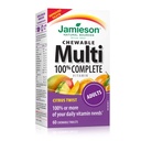 Jamieson 100% Masticabile Multivitamina completa per adulti Citrus Twist Multi, 60 compresse masticabili