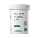 True Grace One Daily Probiotic - 30 Capsule Vegetariani - 90 miliardi di CFU - Gut, Digestivo & Immune Health Support Blend with Prebiotic Fiber - Gluten & Soy Free