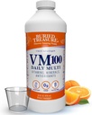 Buried Treasure VM100 Daily Multi - 32 Serve, Liquid Vitamins Minerals Supplemento con Dose Cup