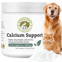 Corallo marino Wholistic Pet Organics: Organic Sea Coral Calcium Dog Supplemento - Fonte naturale del calcio per cani denti e ossa salute - Vitamine per cani - Made in USA