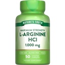 La verità della natura L-Arginina HCL 1000mg | 50 Caplets | Integratore Aminoacido Essenziale | Vegan, Non OGM & Gluten Integratore Libero