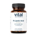 Acido lipoico vitale | Antiossidante acido alfa-lipoico attivo | ALA Supplemento per il metabolismo sano e l'energia | Gluten, Dairy, Soy Free | Non-GMO | 60 capsule