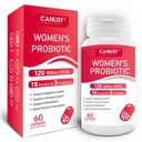 Probiotici delle donne 120 miliardi di CFU 18 Strains 3 Prebiotici e enzimi digestivi Contiene organici Prebiotici Cranberry Donna Salute Digestivo & Supporto immunitario Non-GMO Soia Gluten Dairy Gratis
