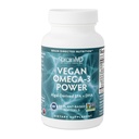BRAINMD Dr Amen Vegan Omega-3 Power - 60 Plant-Based Softgels - 1,100 mg di EPA & DHA - Supporti Focus, Memoria & Heart Health - Vegan, Gluten Free & Non-GMO - 30 Serve