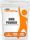 BulkSupplements.com HMB Polvere - come Calcium HMB, Beta-Hydroxy Beta-Methylbutyrate - HMB supplementi di polvere, senza glutine - 1g per porzione, 500g (1.1 lbs) (pacchetto di 1)