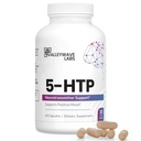 5-HTP - 200mg 5HTP Supplemento (5-Hydroxytryptophan) per supportare Mood Plus Sleep*, Stress Relief*, 60 capsule - 30 giorni di alimentazione, Made in USA