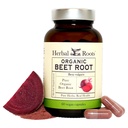 Estratto di polvere di radice di barbabietola biologica - 1.500mg per porzione - Certificato USDA Organic - Non-GMO - 60 Conta capsule vegane