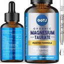 Magnesio Taurate, Magnesio Taurate Goccia liquida, Alto assorbimento Magnesio Supplemento di magnesio per la salute cardiovascolare, muscolo e Nerve Funzione, 2 oz
