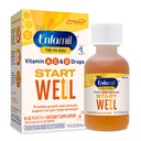 Enfamil Tri-Vi-Sol Infant Multivitamin Gocce, Supporta la crescita e la salute immunitaria per i bambini, 50mL bottiglia