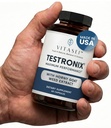 VITASEI Testronix Supplemento - Integratori energetici e muscolari per la salute - 60 capsule