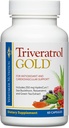 Dr. Whitaker Triveratrolo Oro – Integratore di invecchiamento sano con Resveratrolo & Estratti di Aloe Vera, Tè verde e curcuma – Fornisce Antiossidante & supporto cardiovascolare (60 capsule)