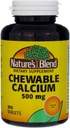 Il calcio masticabile della miscela della natura 500 mg, 100 compresse (pacchetto di 5)
